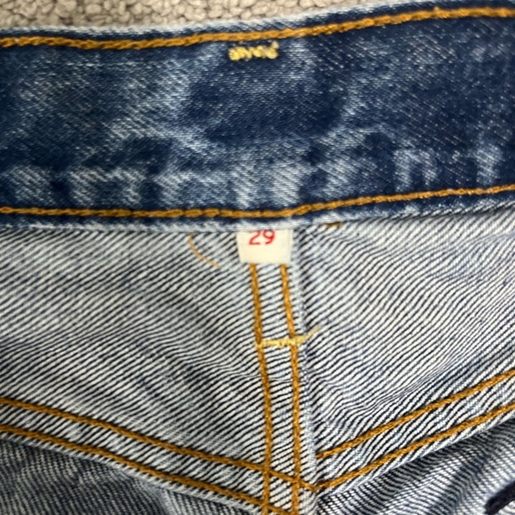 Levi’s high rise cropped vintage straight leg denim jeans - Picture 5 of 5